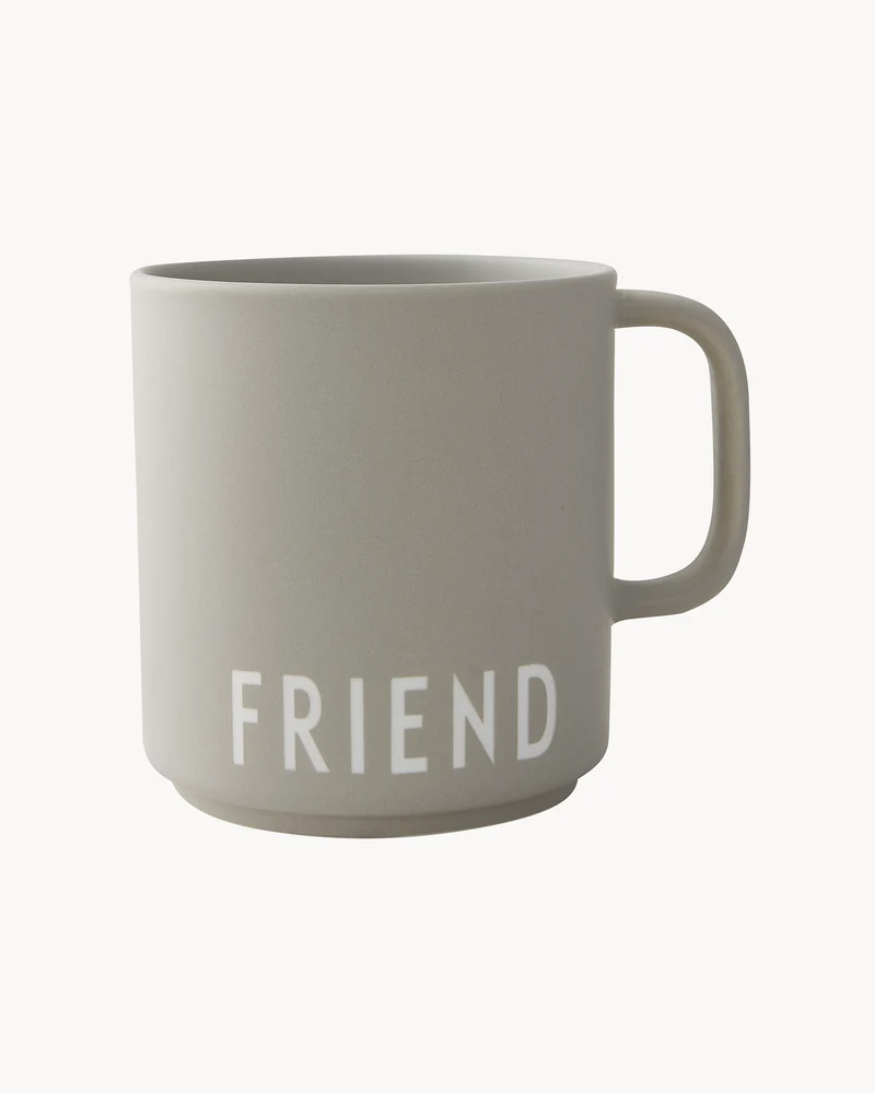 Tazza di design con scritta "Friend" Favourite