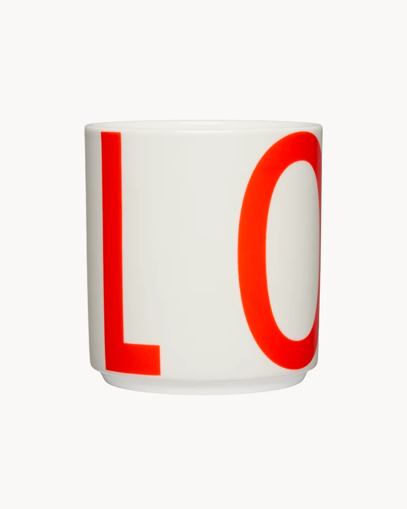 Tazza di design con scritta "Love" XL Vintage ABC