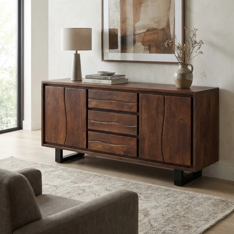Credenza Brennan in Legno di Acacia