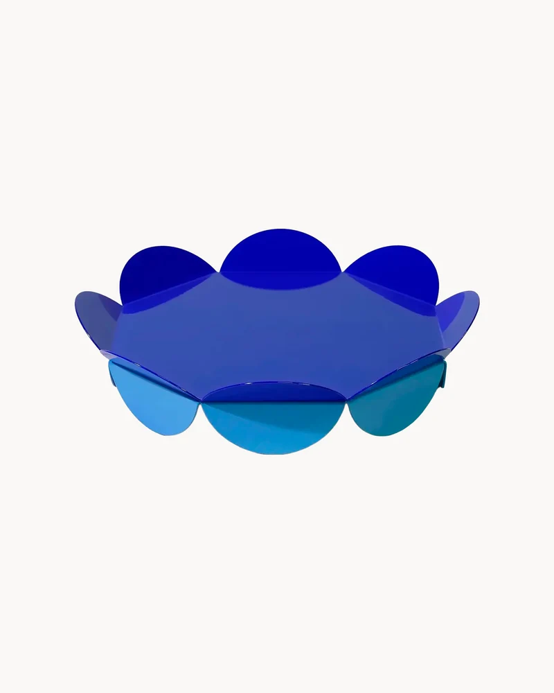 Bowl in metallo fatta a mano Flower