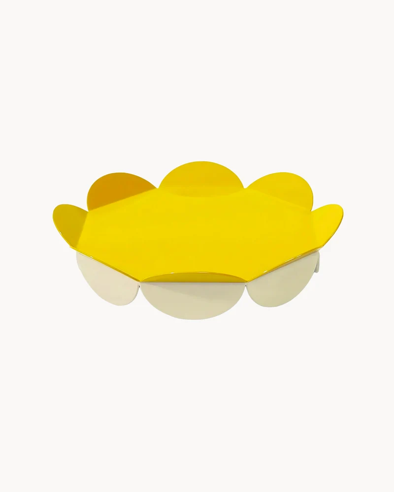 Bowl in metallo fatta a mano Flower