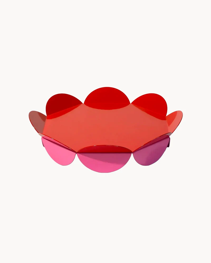 Bowl in metallo fatta a mano Flower