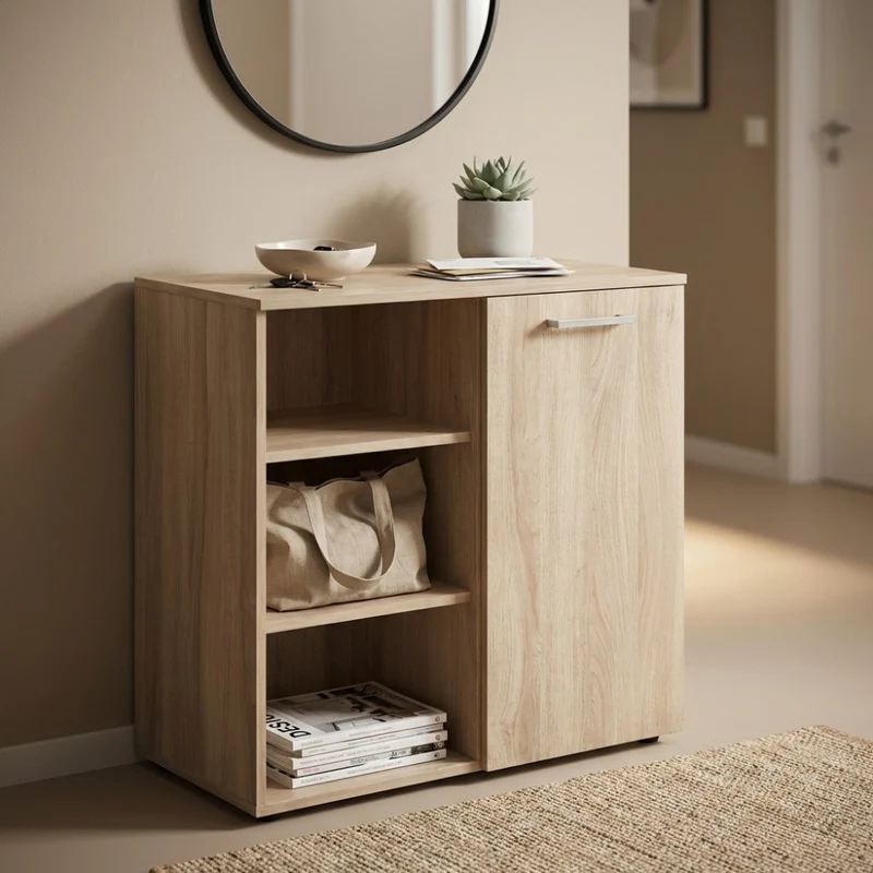 Credenza Mark in Truciolare Bilaminato Olmo