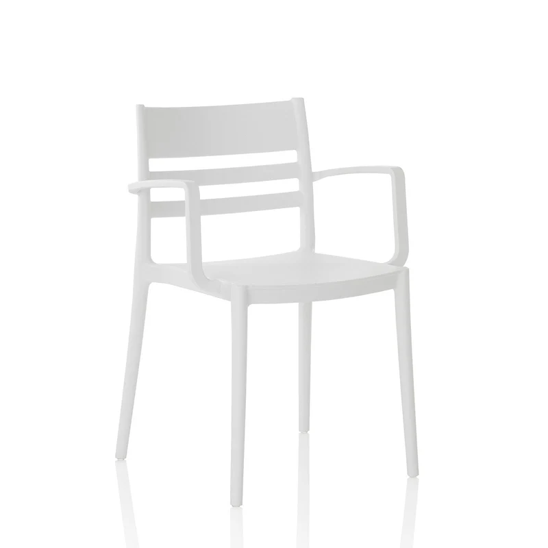 Set 4 sedie con braccioli da interno/esterno CLYDE