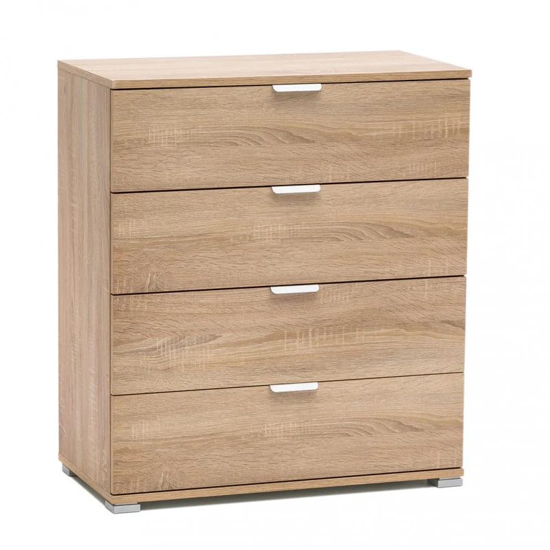 Cassettiera Naturale MR805088 in Truciolare Bilaminato