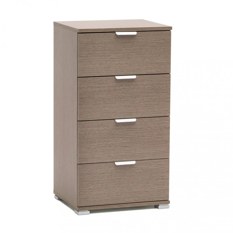 Cassettiera MR805083 in Truciolare Bilaminato Rovere Grigio