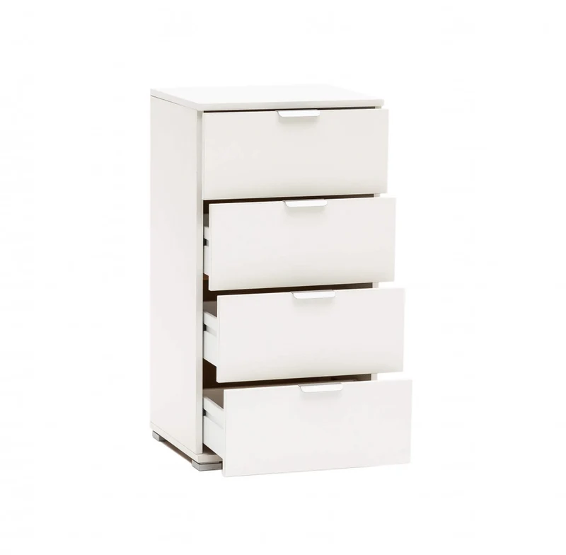 Cassettiera MR805081 in Truciolare Bilaminato Bianco