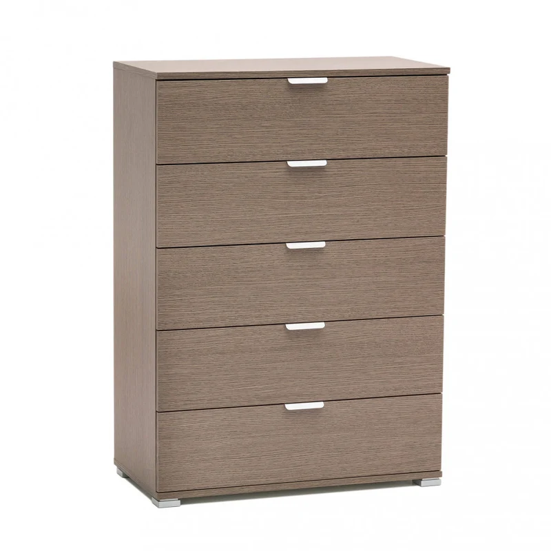 Cassettiera MR805079 in Truciolare Bilaminato Rovere Grigio