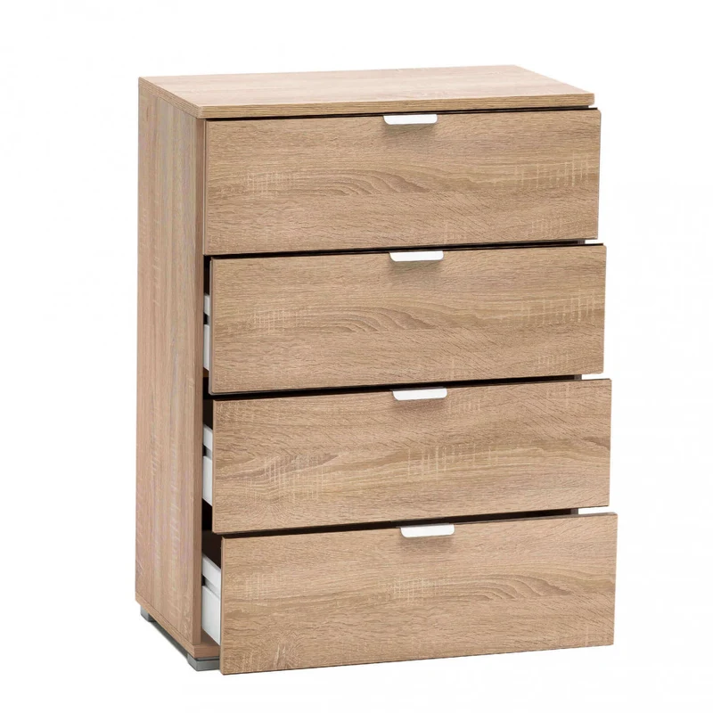 Cassettiera Naturale MR805068 in Truciolare Bilaminato
