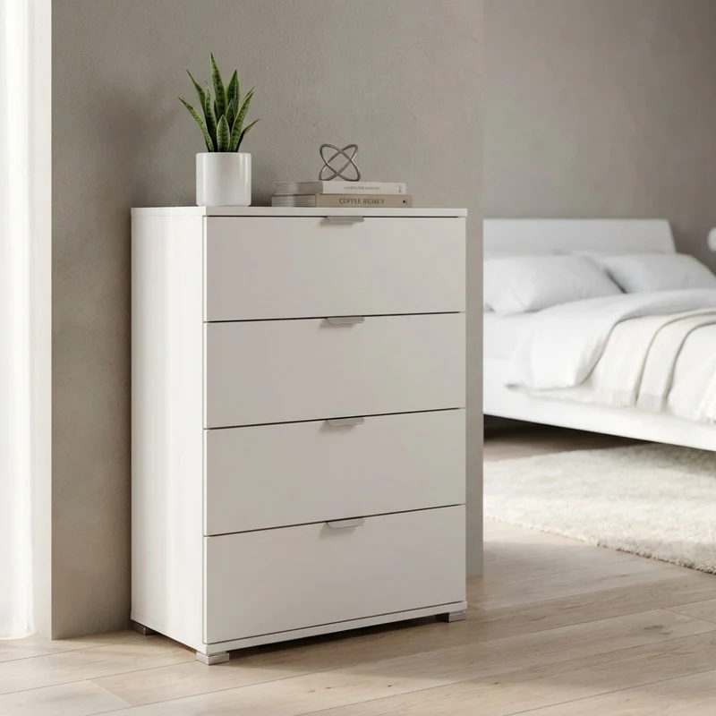 Cassettiera MR805065 in Truciolare Bilaminato Bianco