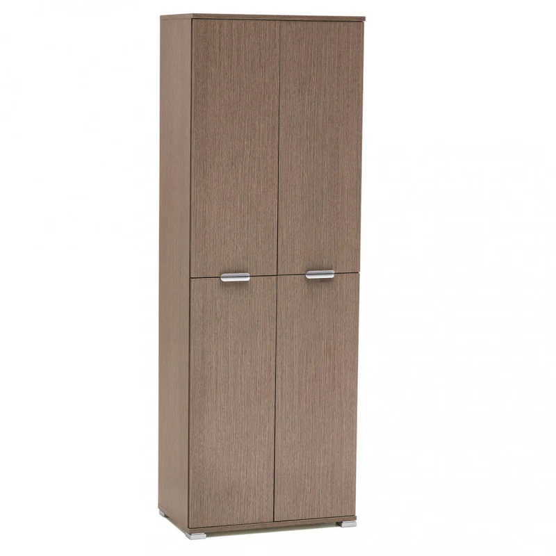 Armadio MR805055 in Truciolare Bilaminato Rovere Grigio