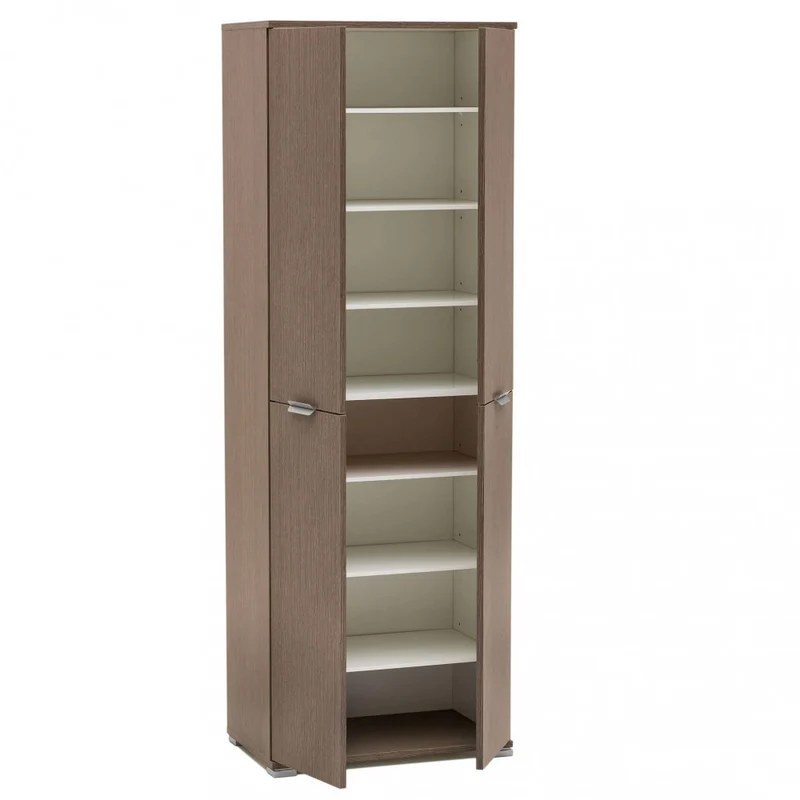 Armadio MR805055 in Truciolare Bilaminato Rovere Grigio
