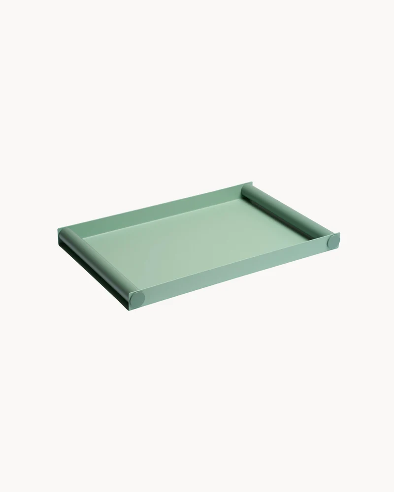 Vassoio decorativo in metallo Ray Large