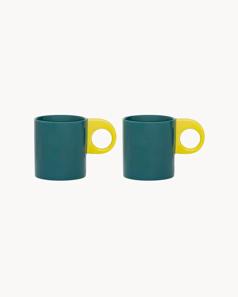 Set 2 tazze in ceramica Nissa