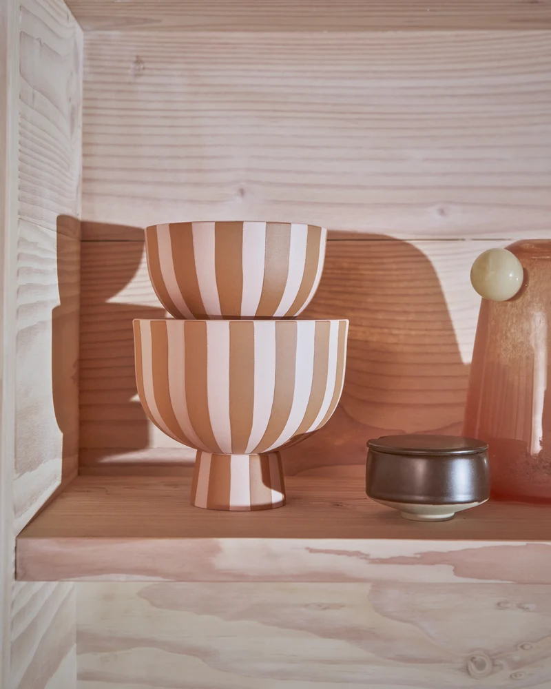 Mini Bowl decorativa in ceramica fatta a mano Toppu