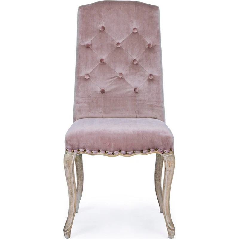 Sedia francese provenzale rosa antico