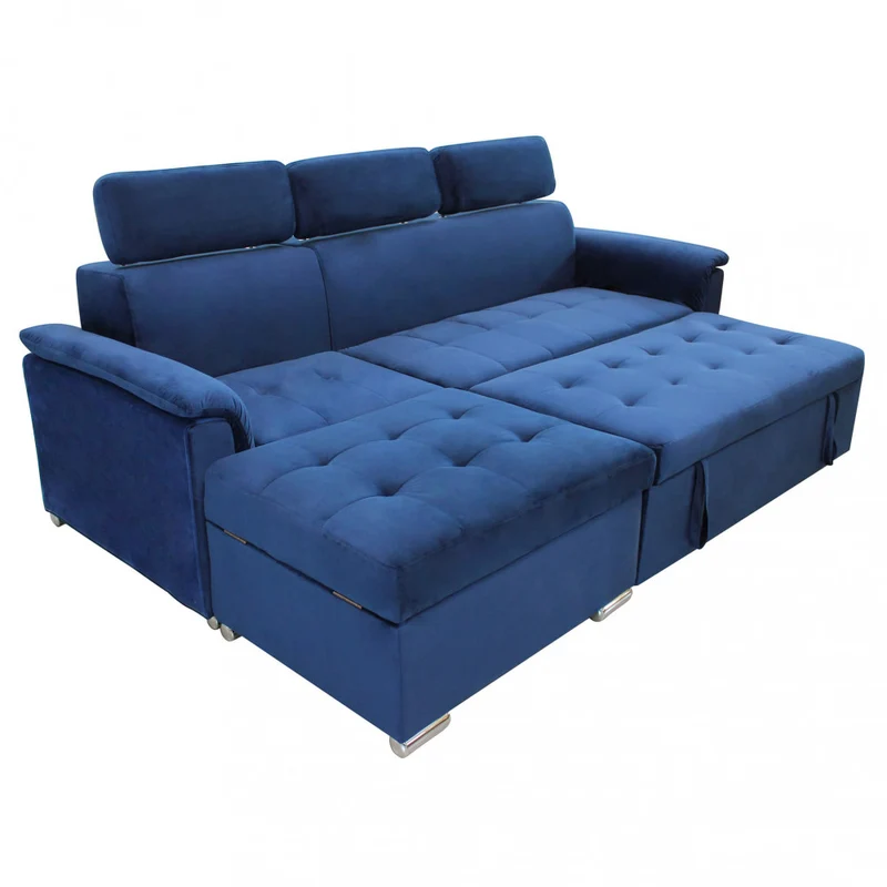 Divano Letto Derrick in Tessuto Premium