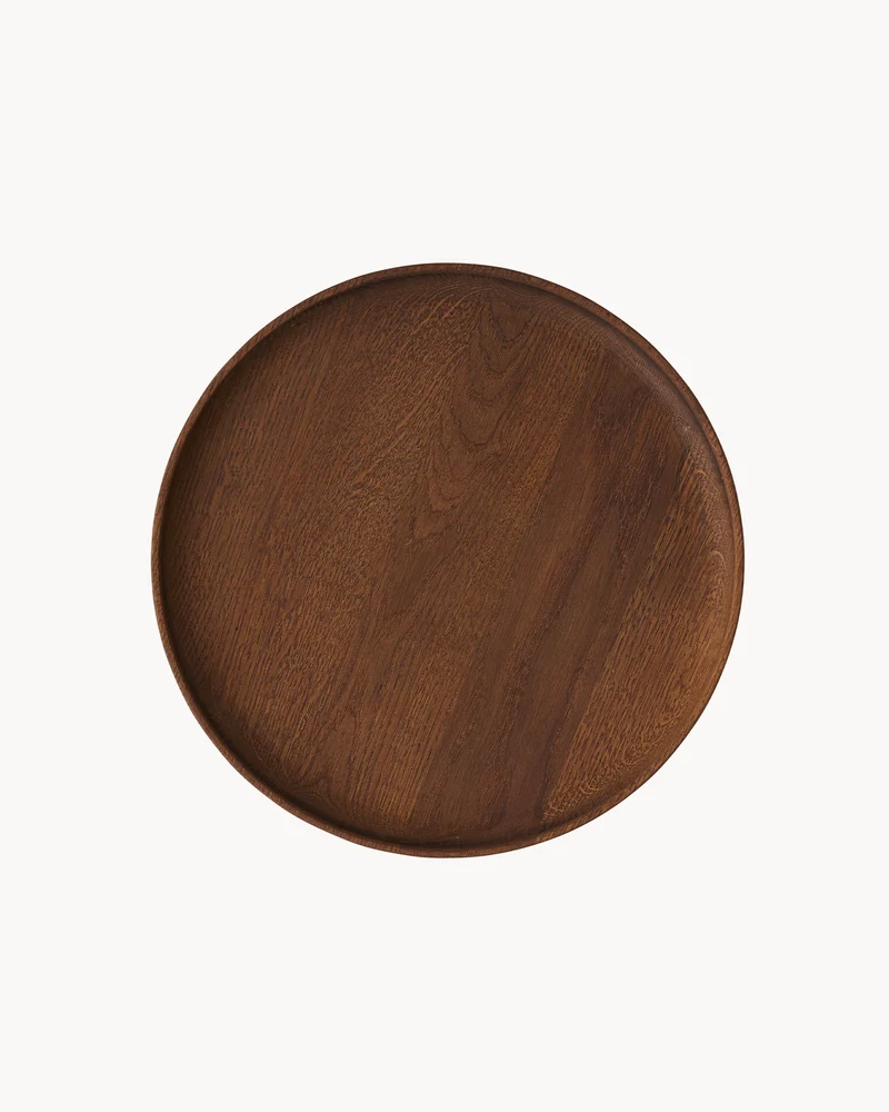 Vassoio decorativo in legno di rovere Inka