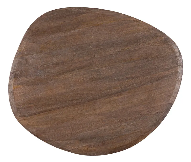 Tavolo "Stanley" in legno mango adatto per sala da pranzo da Ø 140 x 120 x h 76 cm