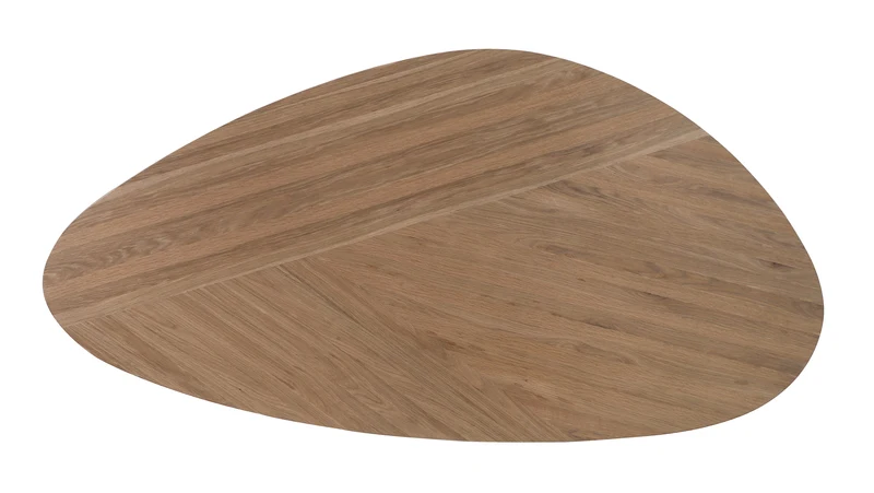 Tavolo "Garwood" piano in nobilitato rovere e gambe in acciaio 200x115 cm