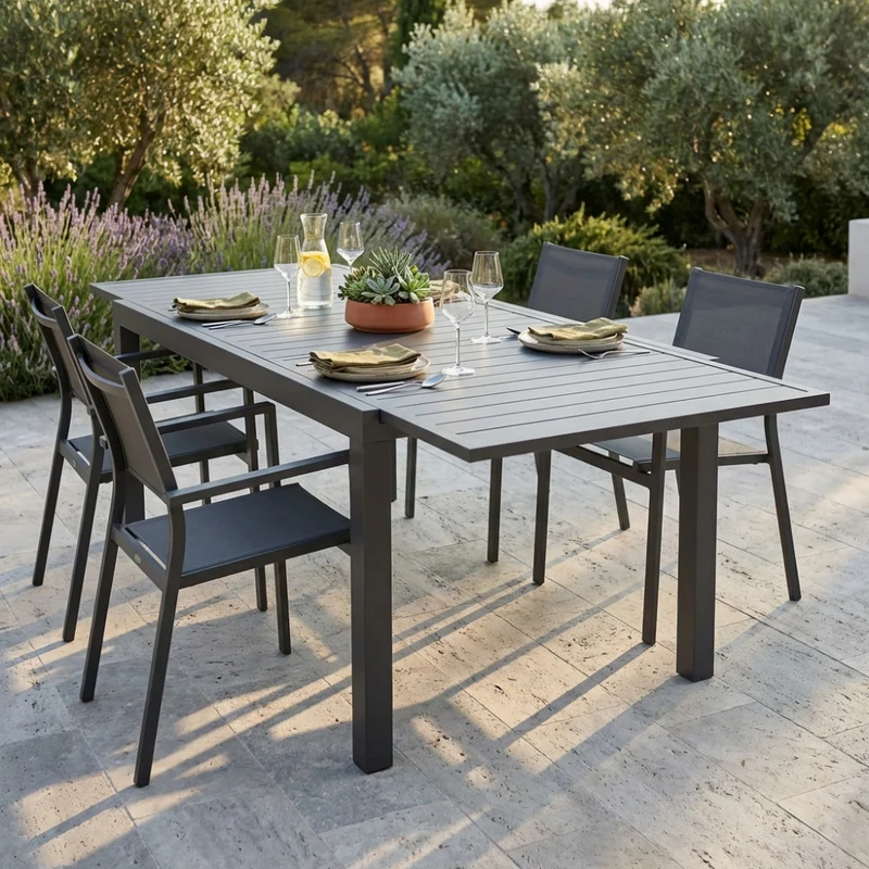 Tavolo da Giardino Formentera Allungabile in Alluminio