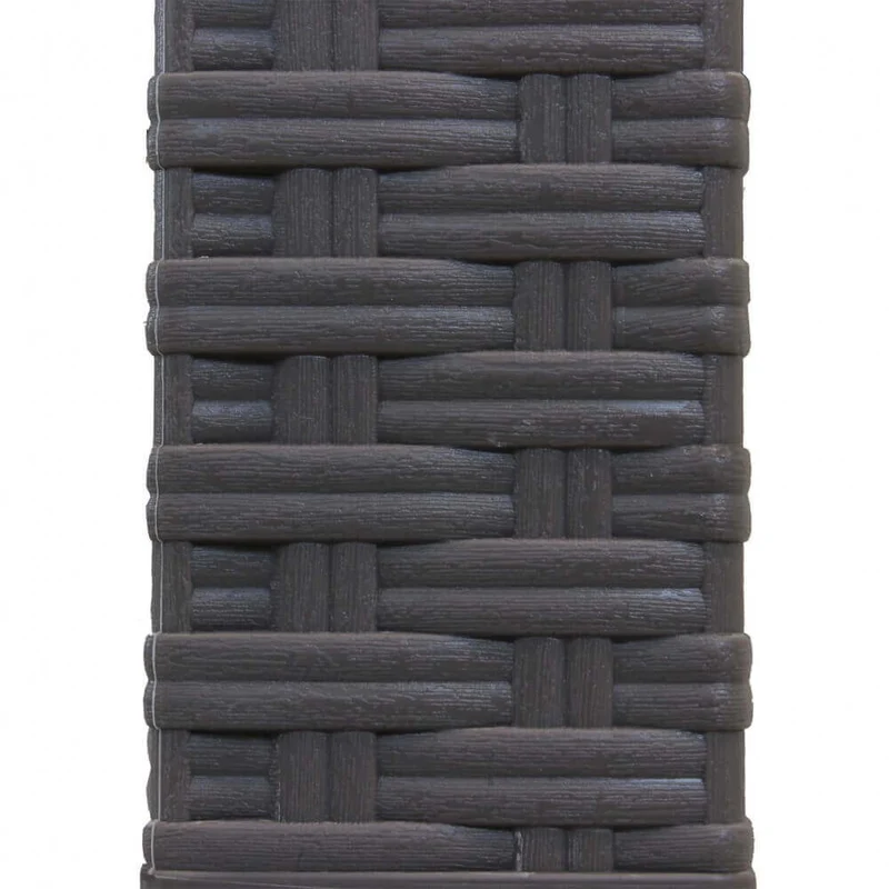 Tavolo da Giardino Dallas 80x80 in Wicker Intrecciato