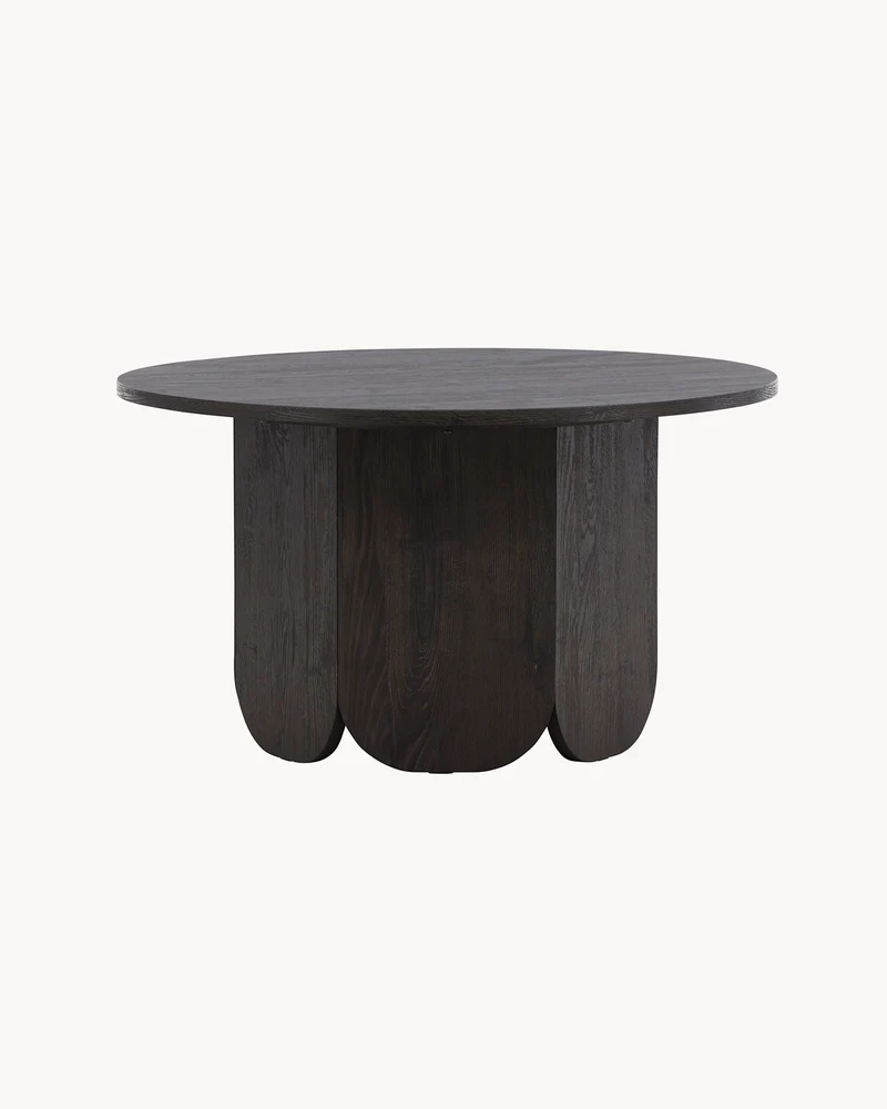 Tavolino rotondo da salotto in legno Tekla
