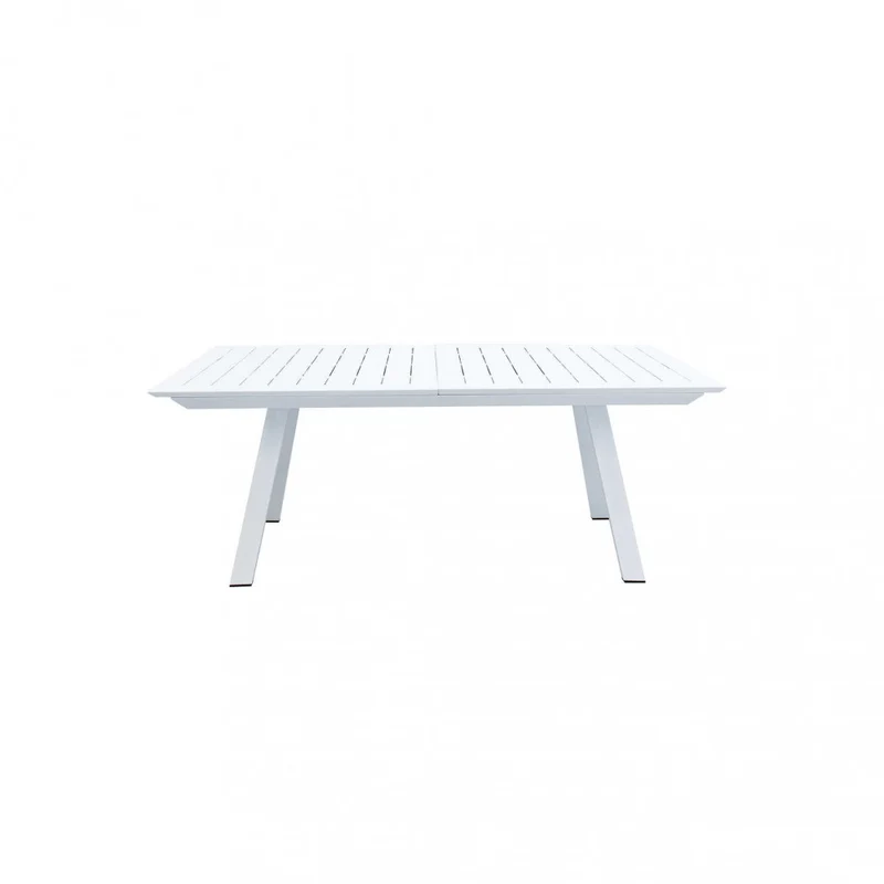 Tavolo da Giardino Zante in Alluminio Bianco Allungabile