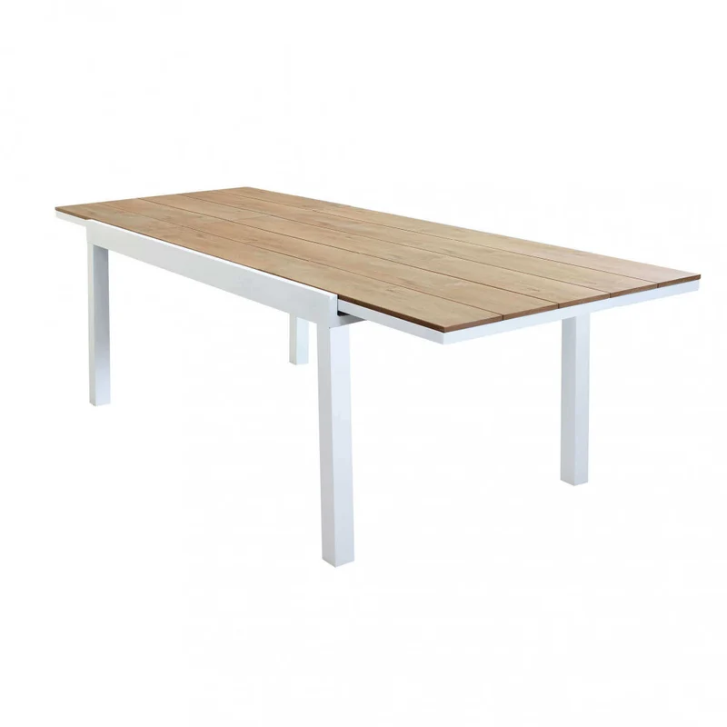 Cosma Tavolo Allungabile con Piano a Doghe Effetto Teak