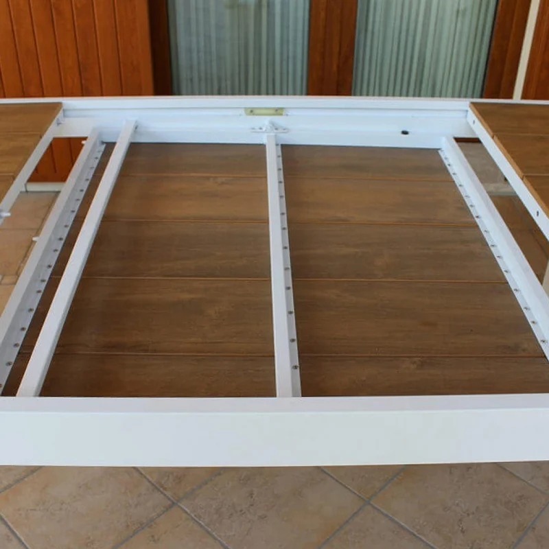 Cosma Tavolo Allungabile con Piano a Doghe Effetto Teak