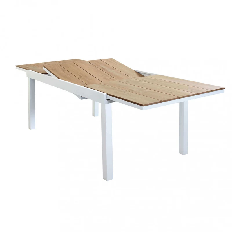 Cosma Tavolo Allungabile con Piano a Doghe Effetto Teak