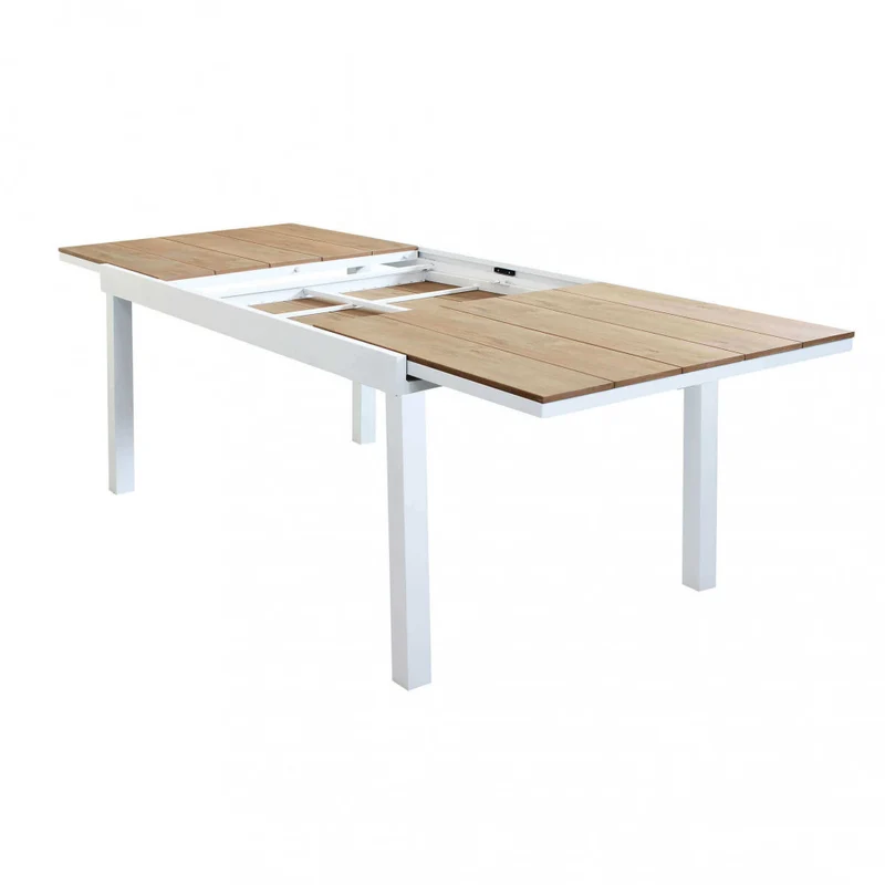 Cosma Tavolo Allungabile con Piano a Doghe Effetto Teak