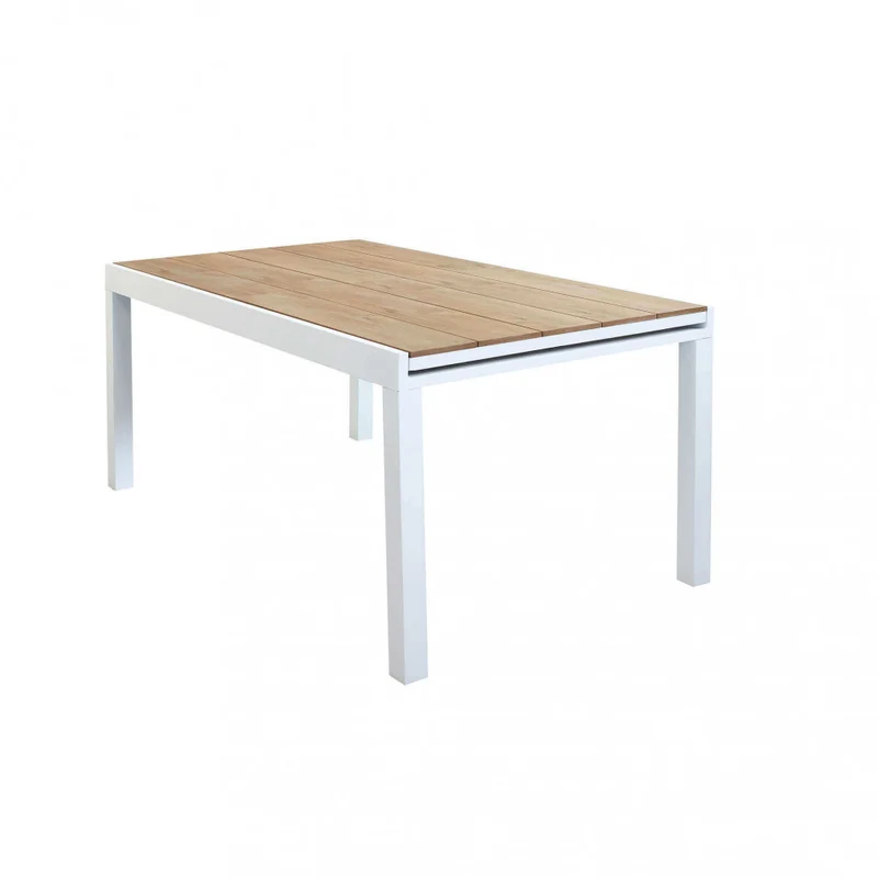 Cosma Tavolo Allungabile con Piano a Doghe Effetto Teak