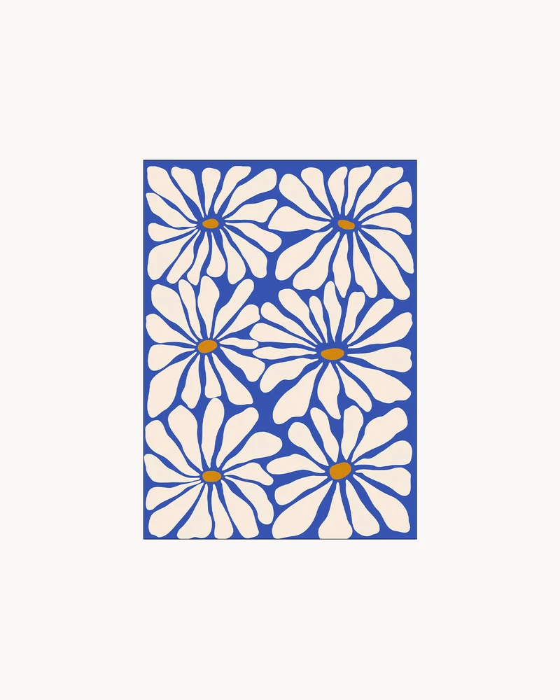 Stampa Sunny Floral Blue