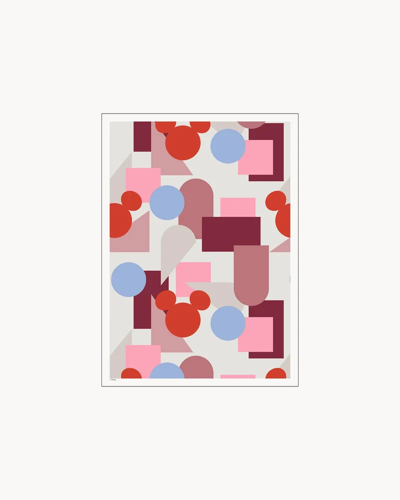 Stampa Disney - Mickey Mouse Color Shapes