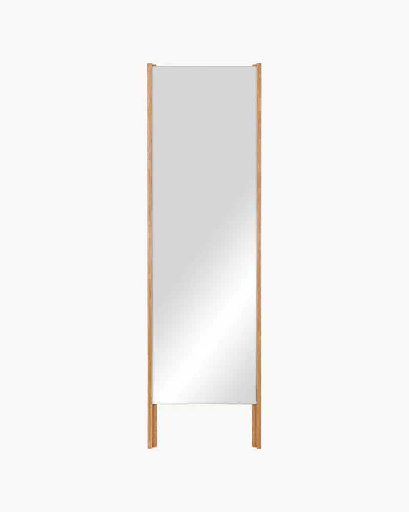 Specchio in legno Lun Leaning