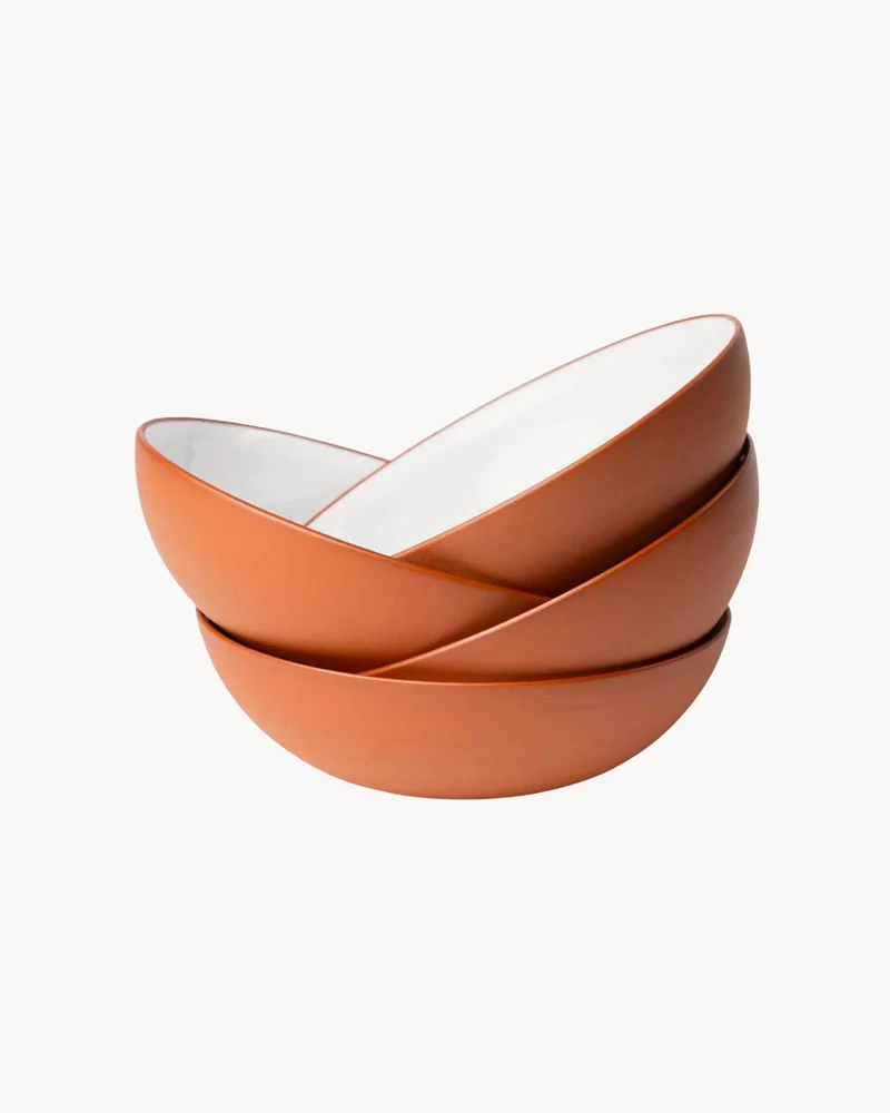 Set 4 bowl in terracotta Earth