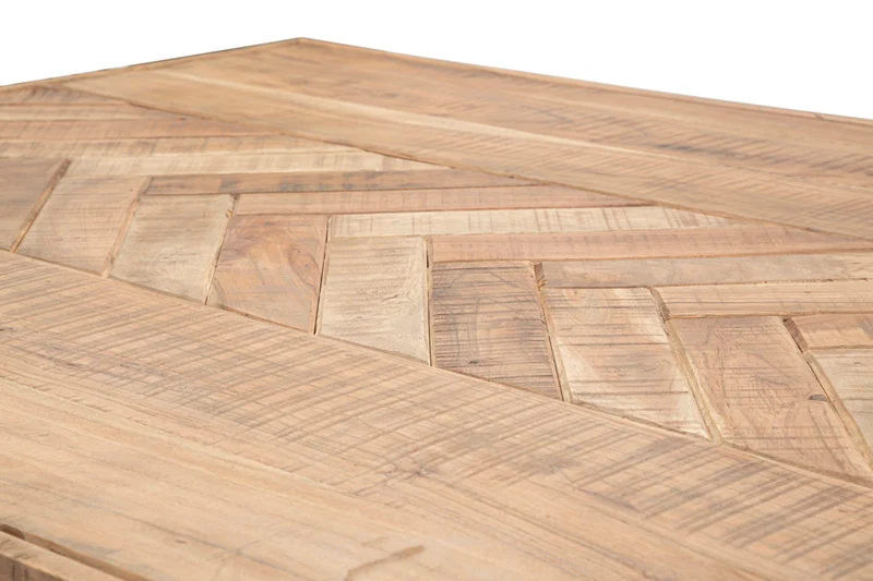 Tavolo da pranzo struttura in legno di acacia nilotica 180 x 90 x 77 cm