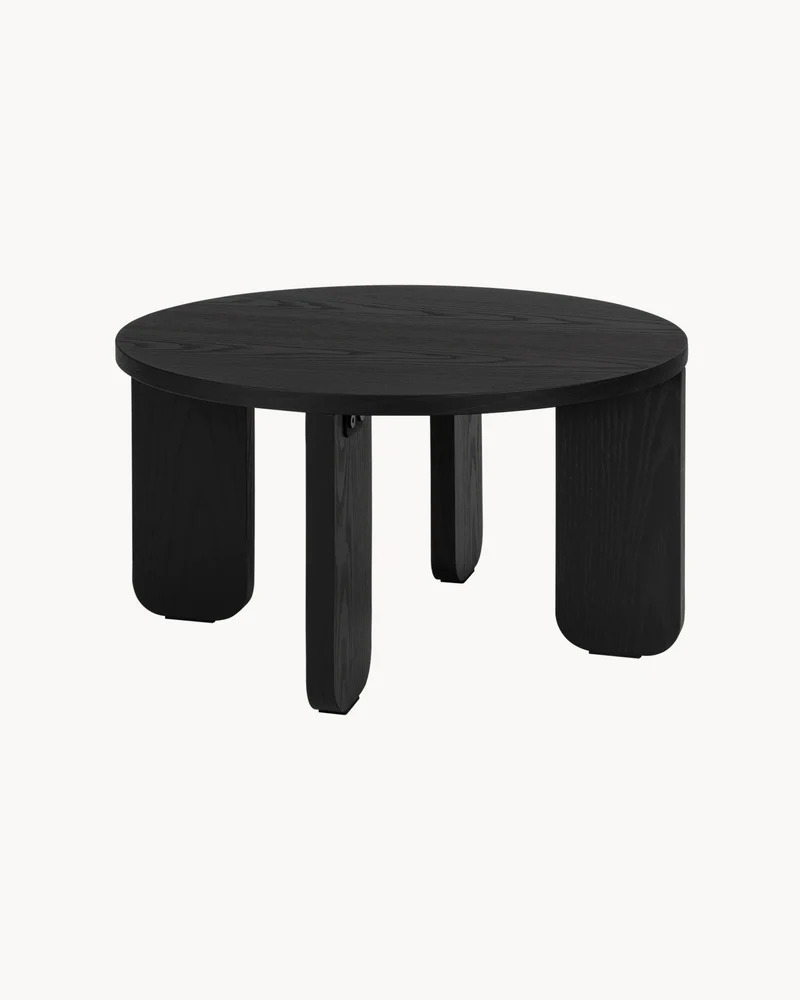 Tavolino piccolo da salotto in legno nero Kuvu