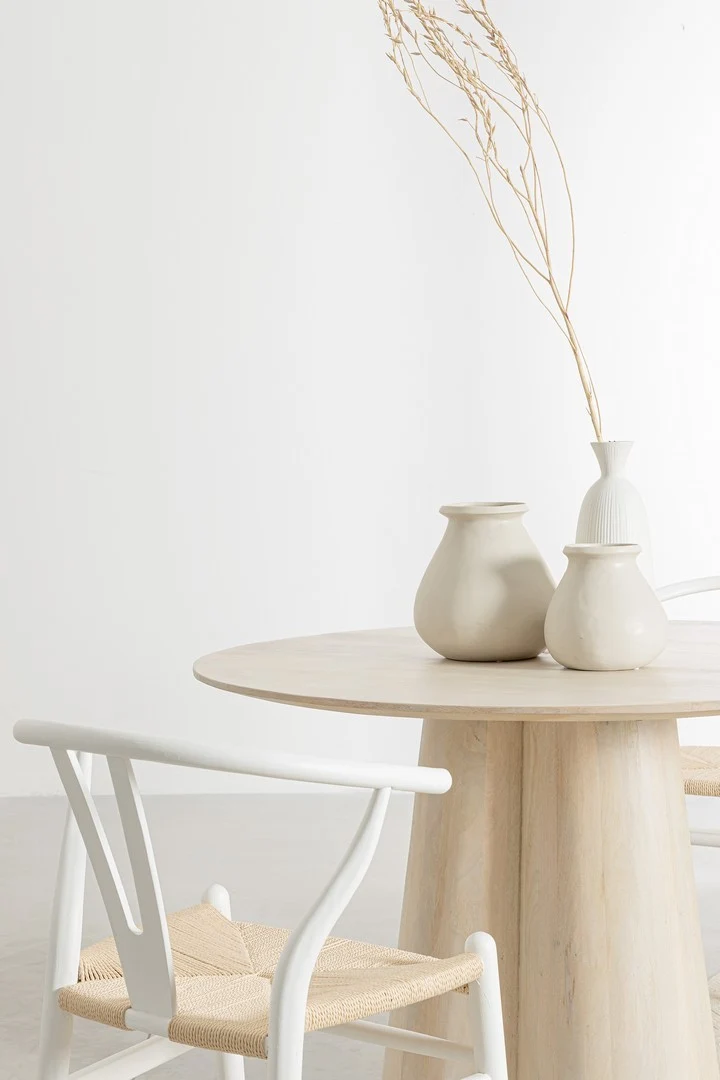 Tavolo "Nassor" struttura in legno di mango, per interno ed esterno 120 x 77h cm