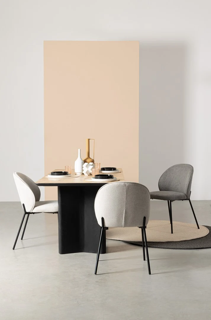 Tavolo "Stanwood" in MDF impiallacciato rovere, 190 x 90 x 77h cm
