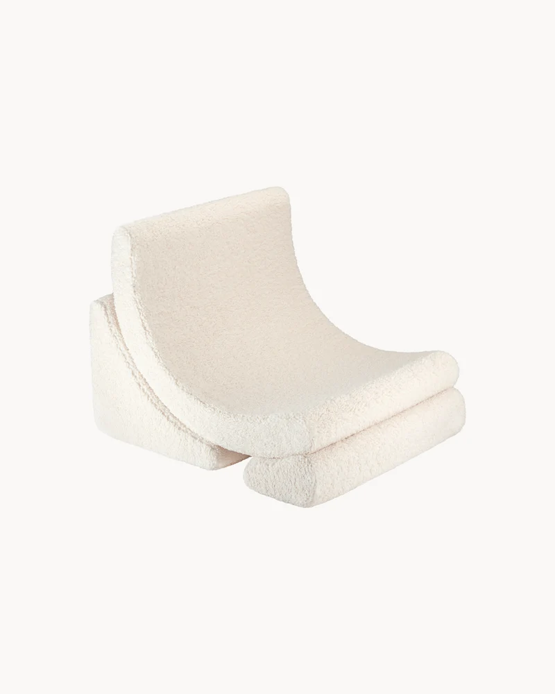 Poltrona per bambini in teddy Moon