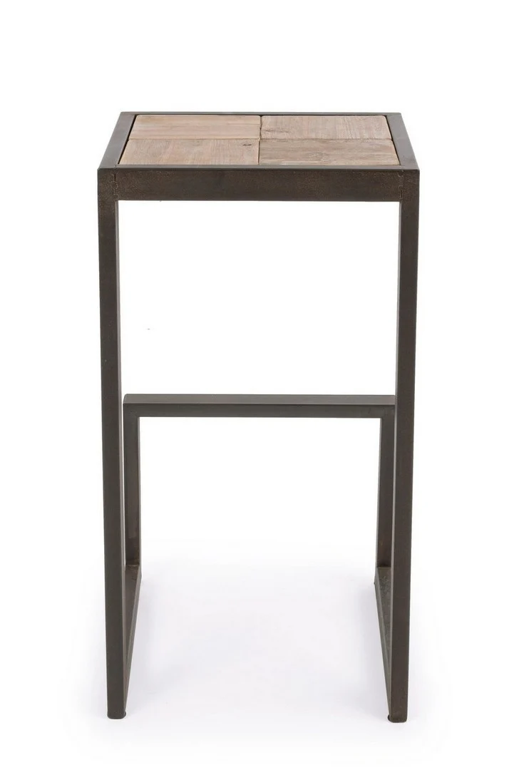 Sgabello da bar Blocks per interno, Struttura In Acciaio, 36 x 32 x 70 cm