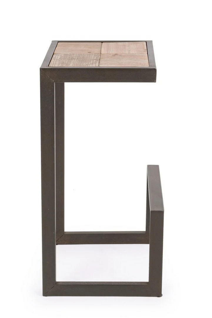 Sgabello da bar Blocks per interno, Struttura In Acciaio, 36 x 32 x 70 cm