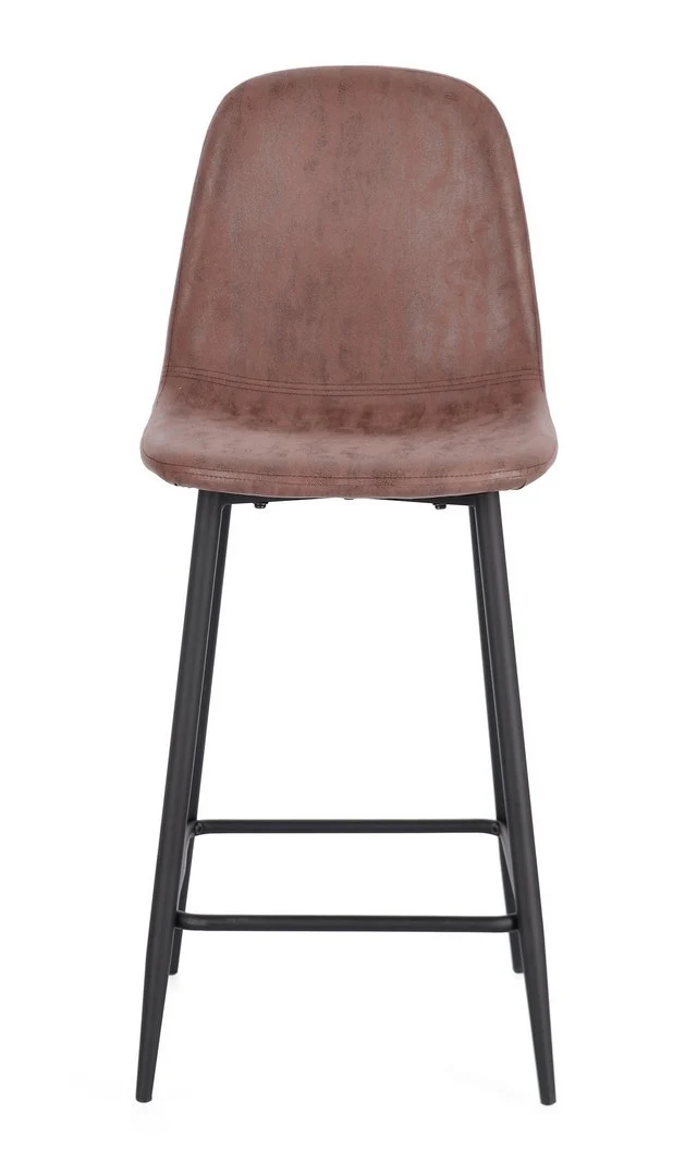 Sgabello per interno "Irelia" Struttura Seduta E Schienale In Compensato, 46 x 39 x 92 h cm