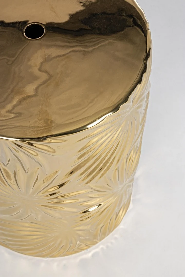 Sgabello per interno "Sfinge" Ceramica, Verniciatura Elettrolitica, 33 x 33 x 46 h cm