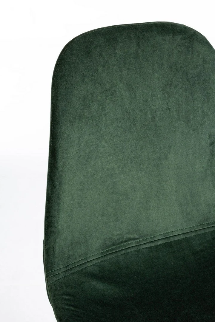 Sedia "Irelia" con struttura seduta e schienale in velluto, per arredo interno 52,5 x 42,5 x h 90 cm
