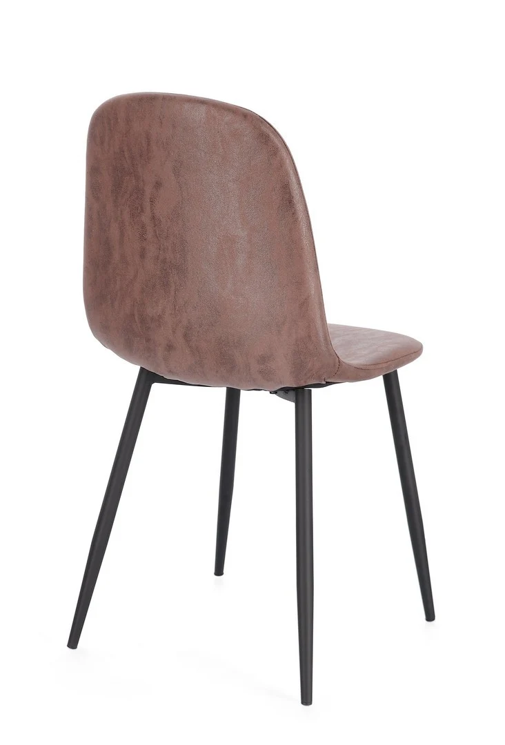 Sedia "Irelia" con struttura seduta e schienale in compensato, per arredo interno 52,5 x 42,5 x h 90 cm