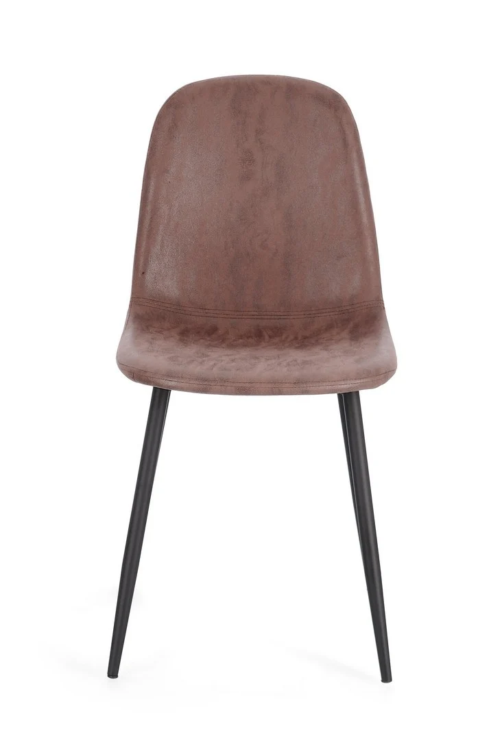 Sedia "Irelia" con struttura seduta e schienale in compensato, per arredo interno 52,5 x 42,5 x h 90 cm