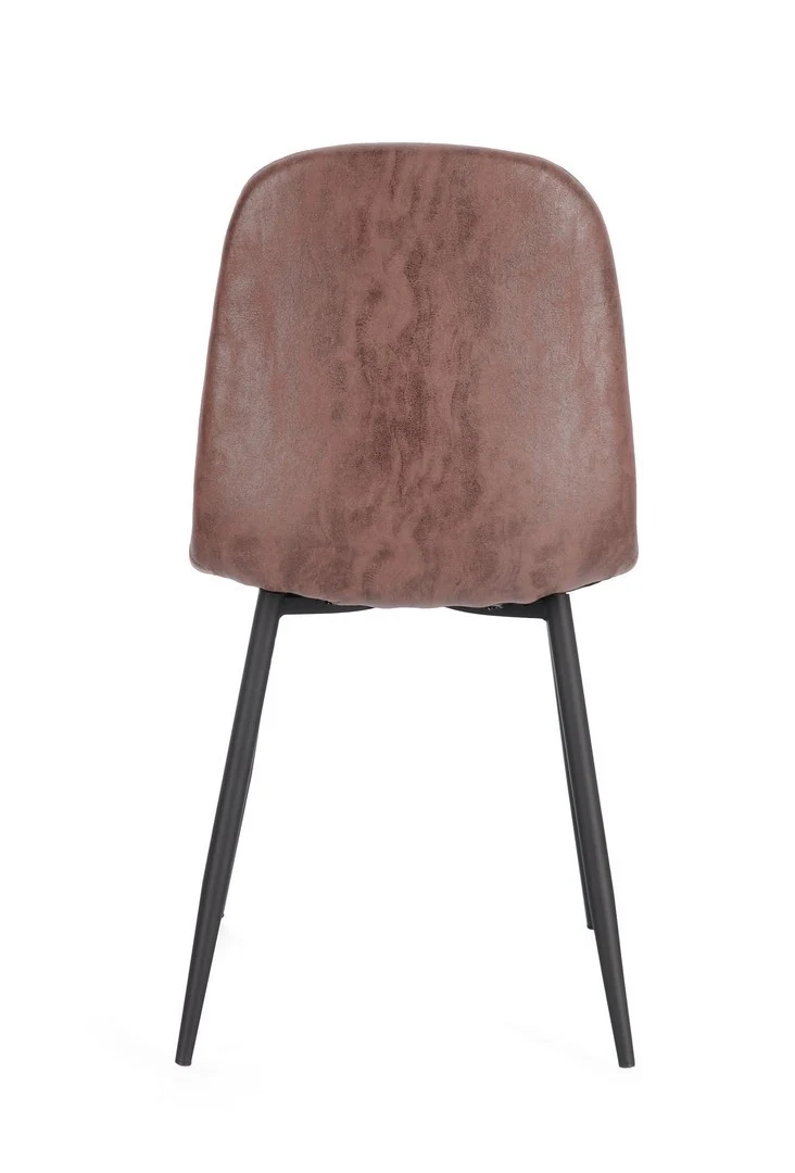 Sedia "Irelia" con struttura seduta e schienale in compensato, per arredo interno 52,5 x 42,5 x h 90 cm